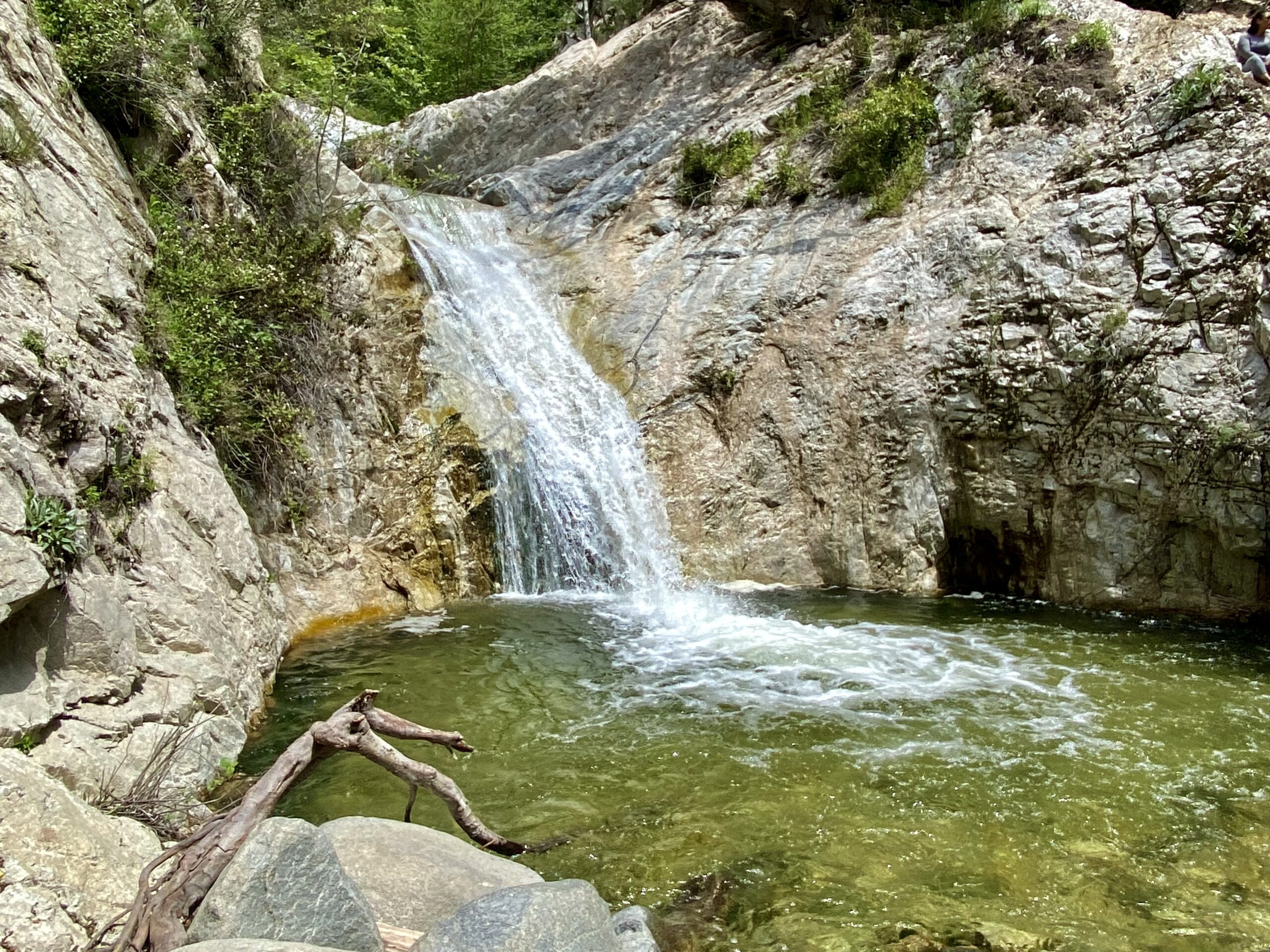 The beautiful Switzer Falls with its soaking pool