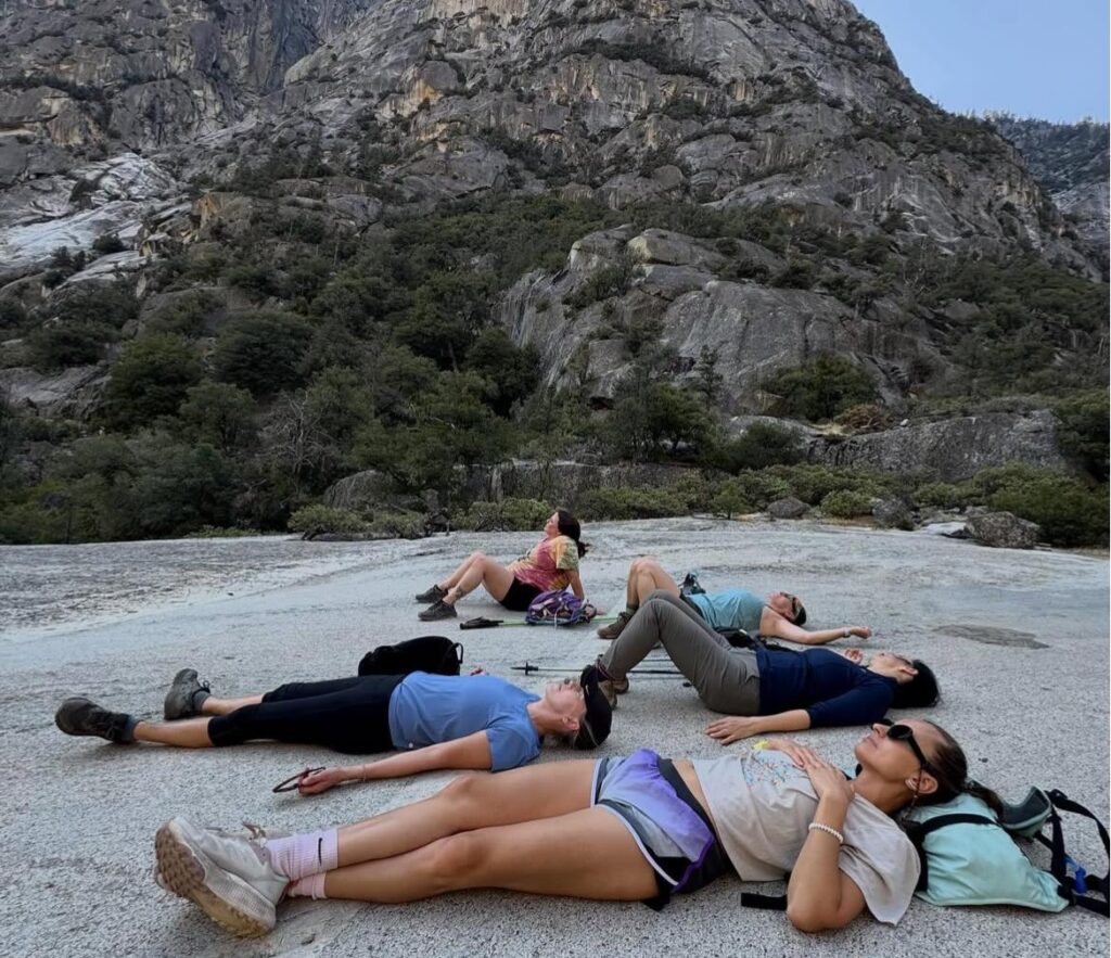 Benefits of Hiking include relaxing in nature