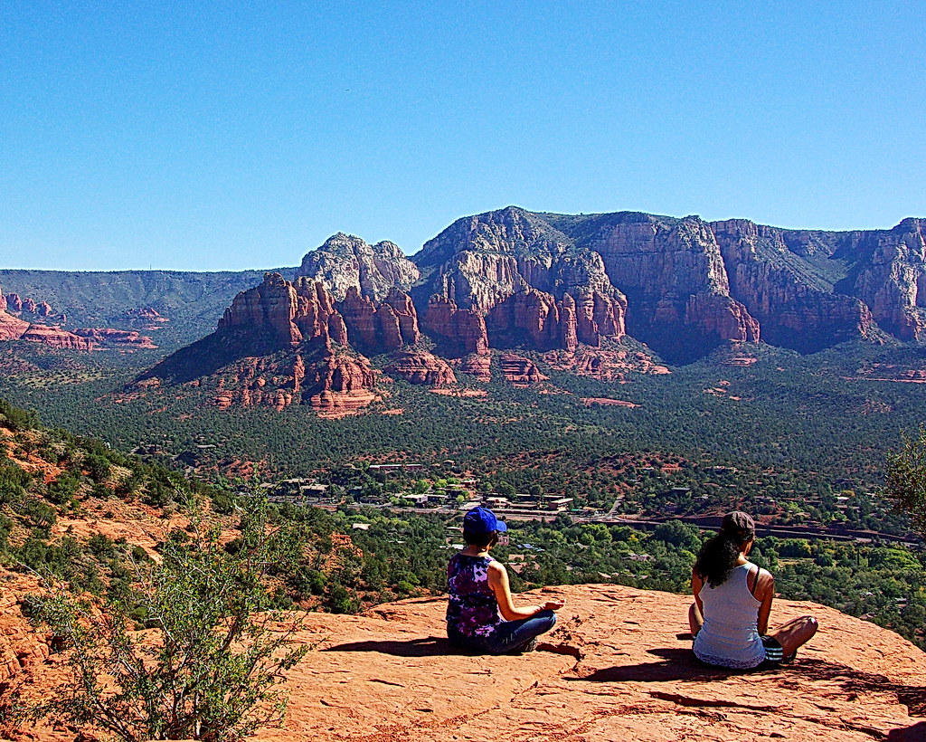 Sedona red rock meditation
