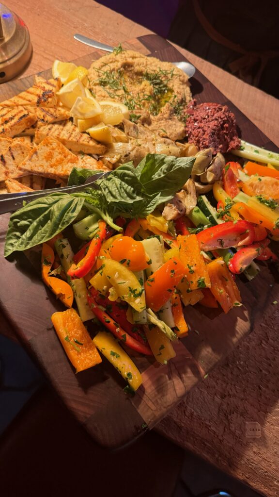 Retreat food is healthy and beautiful
