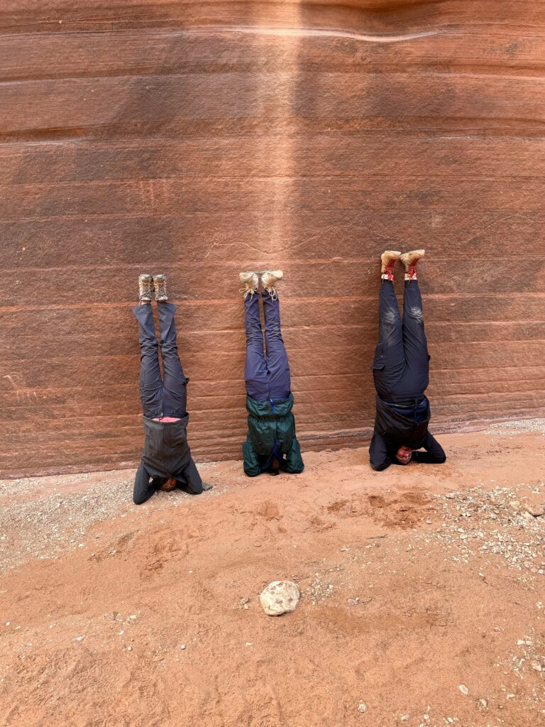 Headstand in Buckskin