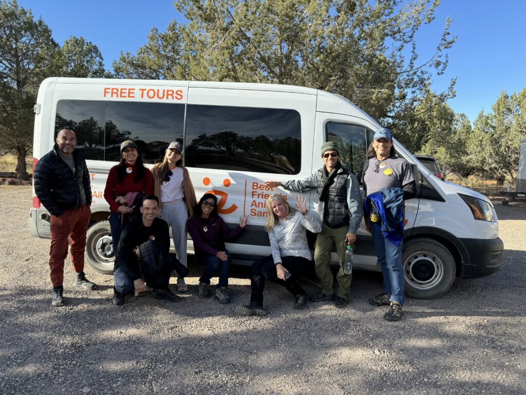 Group at Best Friends Animal Sanctuary