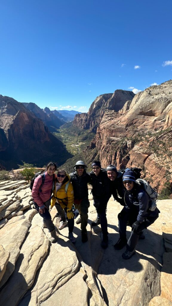 Group on top of Angels Landing